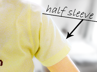 メンズ・キッズサイズの袖